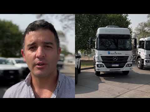 Continúa la renovación del parque automotor para mejorar la capacidad de respuesta y el servicio de Aguas del Norte