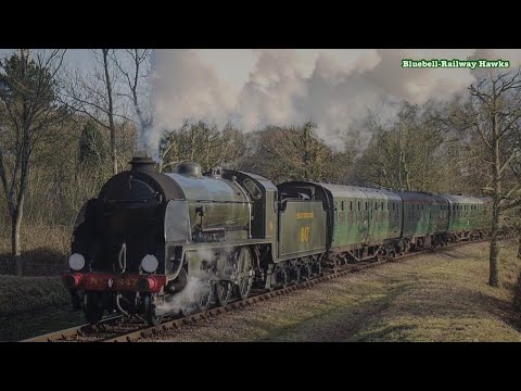 1968 'Sulky Service' with S15 847 | The Bluebell Railway 24th Feb 2018