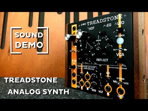 Sequenzing the Treadstone Analog Synth - Sound Demo (No Talking)