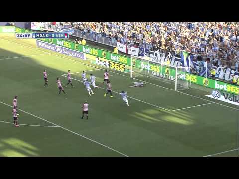 Goal of Luis Alberto (1-0) Málaga CF - Athletic Club
