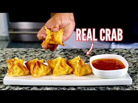 Crispy Crab Rangoon Wontons Recipe