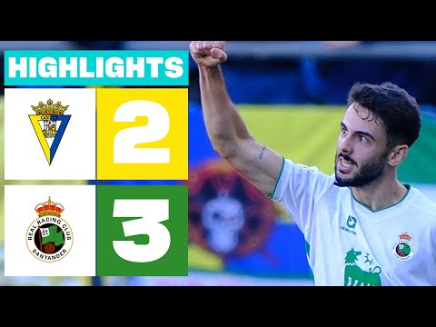 CÁDIZ CF 2 - 3 R. RACING CLUB | RESUMEN LALIGA HYPERMOTION