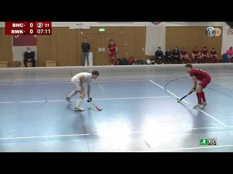 5.Spiel Deutsche Hallenhockey Meisterschaft U18 M Berliner HC - Rot-Weiss Köln 05.03.2022 RE-Live