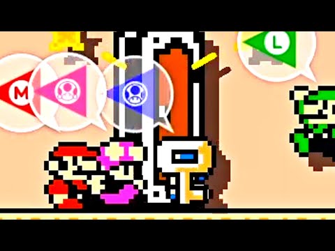 Super Mario Maker 2 Multiplayer Co-OP with Randoms O_o #74
