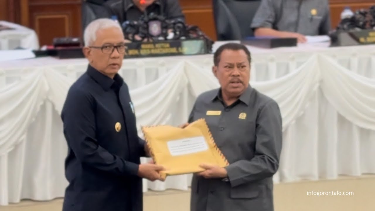 Deprov Gorontalo Terima Draf  Rancangan KUA-PPAS APBD 2025