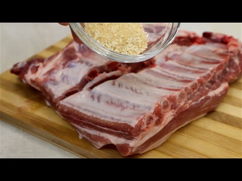 Perfect pork ribs in the oven, easy recipe