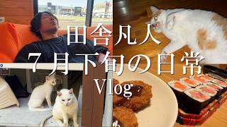 【Vlog】いなかぼん、７月下旬の日常Vlog