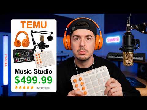 I Built a TEMU Only Music Studio