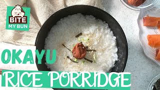 Easy Japanese Okayu rice porridge recipe to settle your stomach