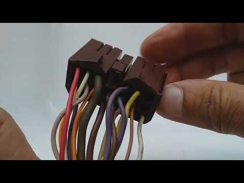 Pinout and functions of the brown plug of the Renault 19 RT RTI F3P relay box