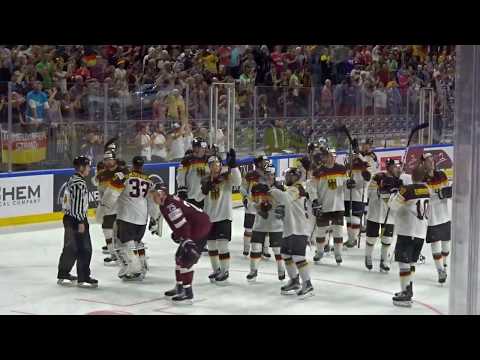 IIHF WM 2017 - Deutsche Nationalhymne nach dem 4-3 Sieg gegen Lettland - 16.05.2017