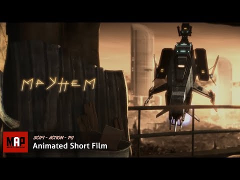 Sci-Fi Cyberpunk Thriller ** MAYHEM ** CGI 3d Animated Short Film by ISART Digital Team