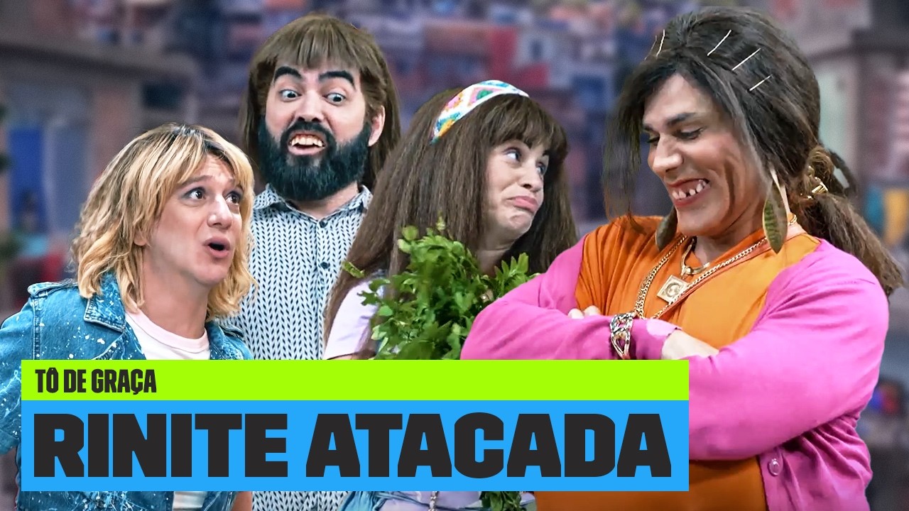 Graça tem RINITE e DÁ UM BEIJO em Sandrão! | Tô de Graça | Temporada 8 | Multishow
