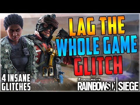 4 RIDICULOUS FPS LAG GLITCHES THAT WORK IN OPERATION STEEL WAVE - SUPER EASY - (Rainbow Six Siege)