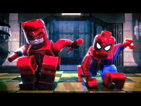 Daredevil & Spider-Man's DANGEROUS Christmas | 3D LEGO Marvel Animation