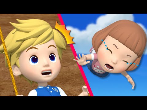 Let's Swing High│Learn about Safety Tips│Playground Play│Safety Episodes for Kids│Robocar POLI TV