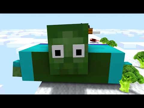 Monster School || FAT 2 FIT RUN CHALLENGE || Minecraft Animation