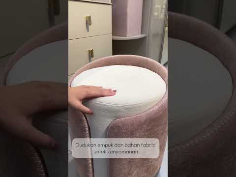 Gambar Informa Xela Bangku Fabric - Abu-Abu/Krem Beige