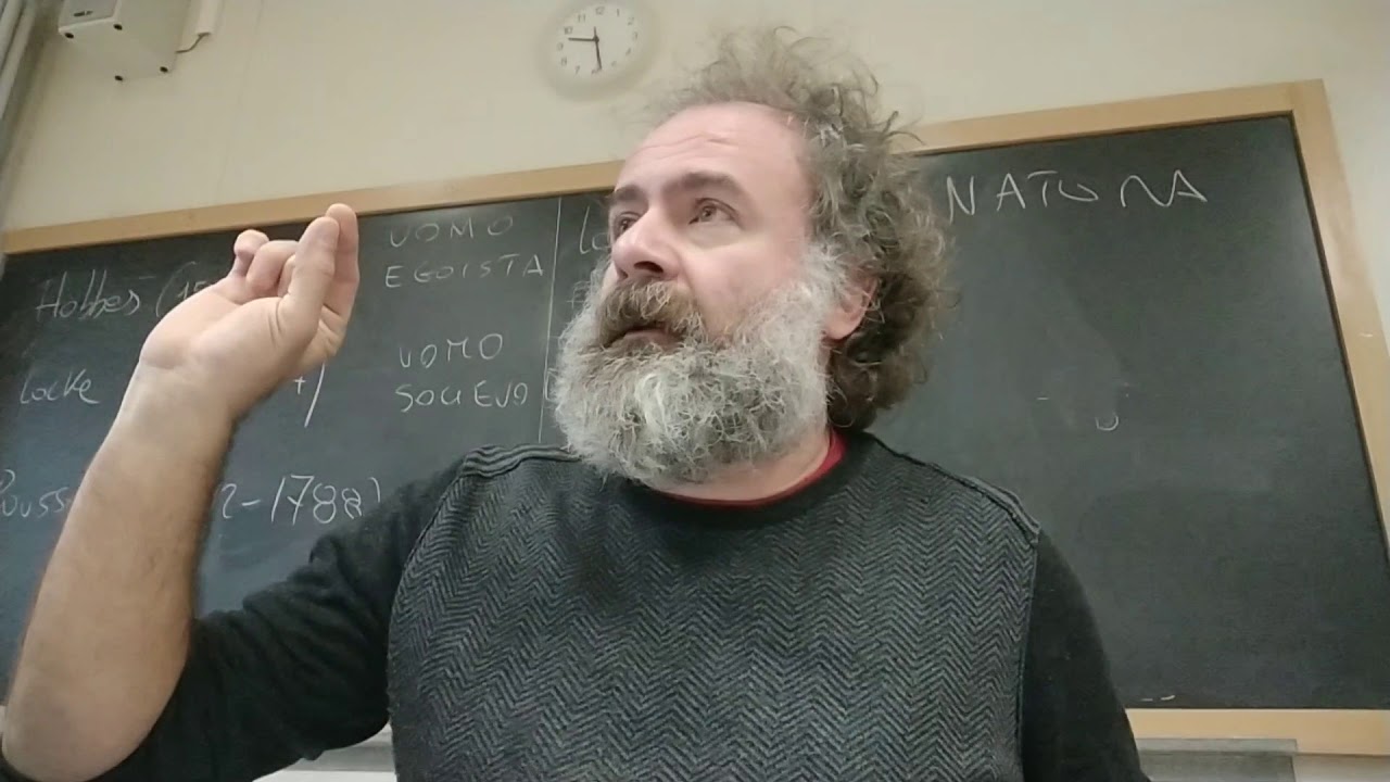 Lo stato di natura in Hobbes, Locke e Rousseau.