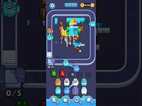 Pixel Flow Level 936 Solution No Commentary 