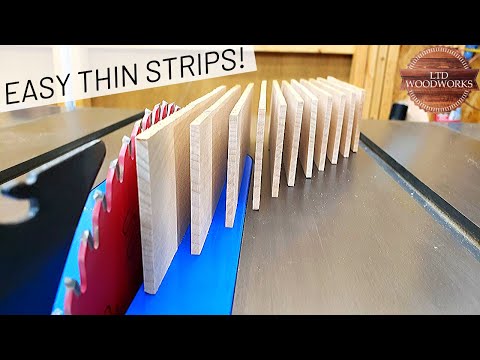 Dima per strisce sottili facile da usare per la tua sega da tavolo!