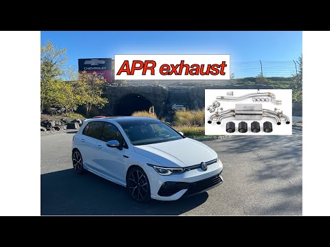 MK8 Golf R APR valved exhaust