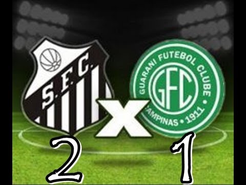 Os Gols de Santos 2 x 1 Guarani   Campeonato Paulista 2013