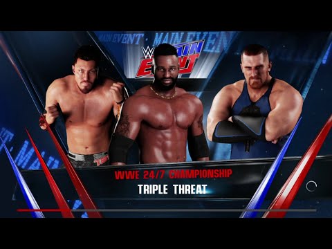 WWE 2K18 Akira Tozawa vs Cedric Alexander vs Mojo Rawley
