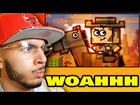 Sheriff's Revenge - Ultimate Minecraft Cartoons (Cas van de Pol) | Reaction!