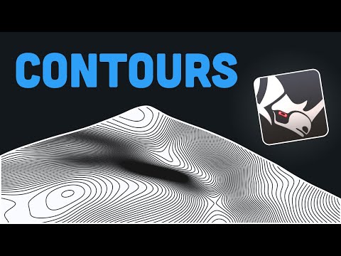 Get Contours from a Surface Terrain in Rhino