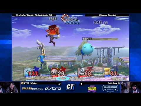 Revival of Brawl - V115 + Pidgezero_one vs Ish + Eazy - SSBB - Smash Brawl