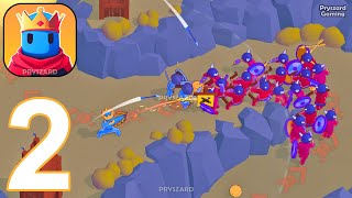 Thronehill: Kingdom Defense - Gameplay Walkthrough Part 2 Stickman Castle Defense - Android Gameplay