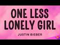 Justin Bieber - One Less Lonely Girl (Lyrics)