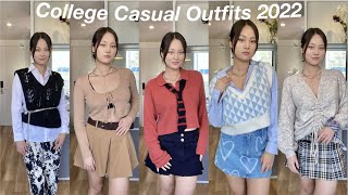 College/Uni 👗Casual Outfits Ideas Lookbook | Back to School Fashion Inspiration 🎒ルックブック