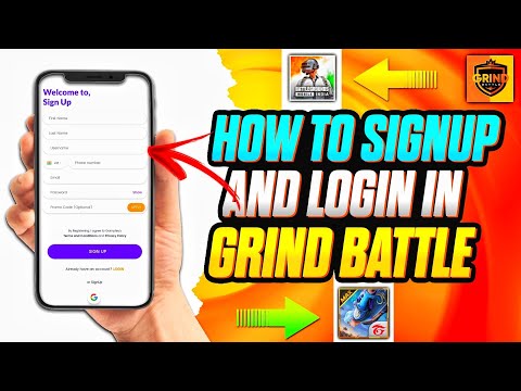 How To Signup & Login In Grind Battle | Free Fire & Bgmi Tournament App ✅ #freefire #bgmi