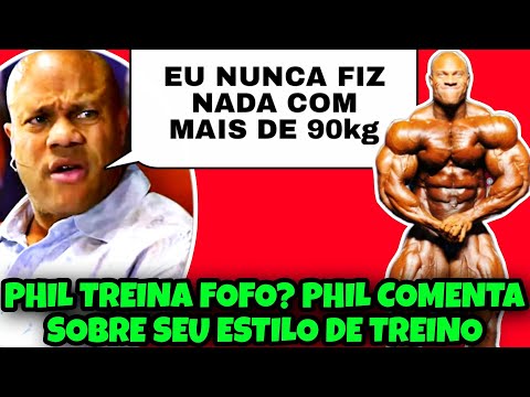 PHIL HEATH TREINA FOFO? VEJA O QUE ELE DIZ SOBRE SEU ESTILO DE TREINO