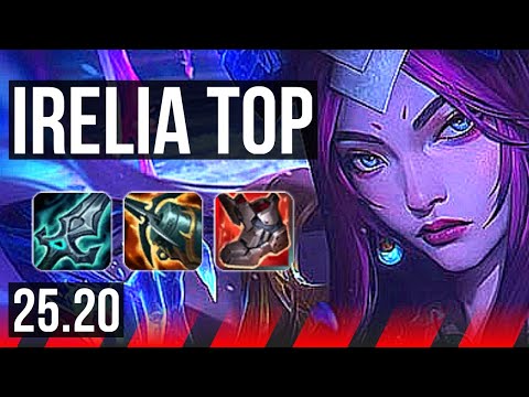 IRELIA vs AATROX (TOP) | 11/3/10, 800+ games, Godlike | KR Master | 25.20