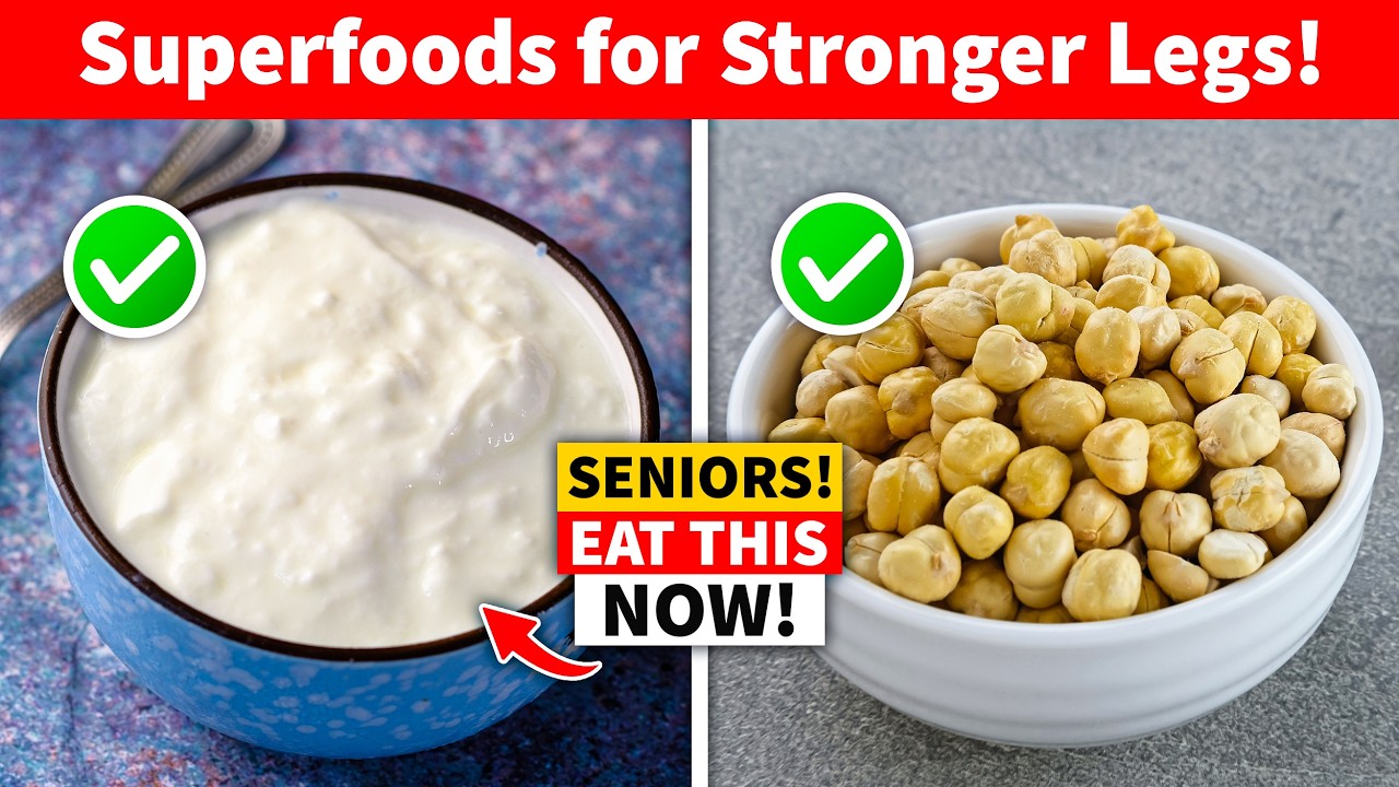 Your Legs Weaken First! Seniors MUST Eat These 3 Key Foods to Strengthen Them