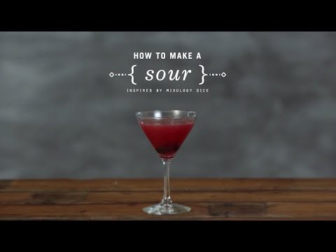 How to Make a Sour Cocktail with Mixology Dice