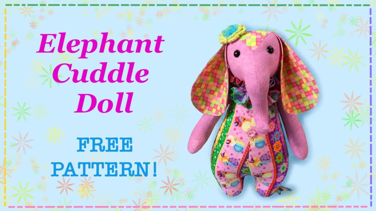 How to Make an Elephant || Plushie || Full Tutorial and a FREE PATTERN!