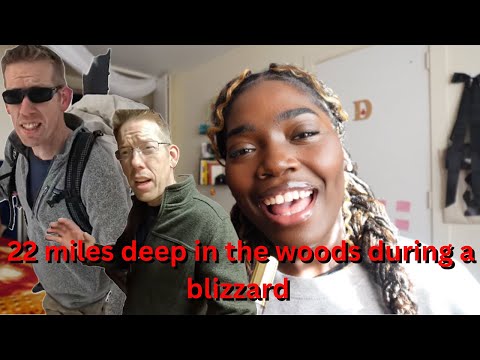 Outdoor Boys | 22 Miles in a Blizzard Without a Tent - Solo Camping in Survival Shelters | REACTION