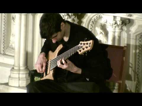John D'Ercole- Cello Suite Prelude-Bach-Live Concert NYC-Bass Guitar