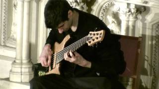 John D'Ercole- Cello Suite Prelude-Bach-Live Concert NYC-Bass Guitar