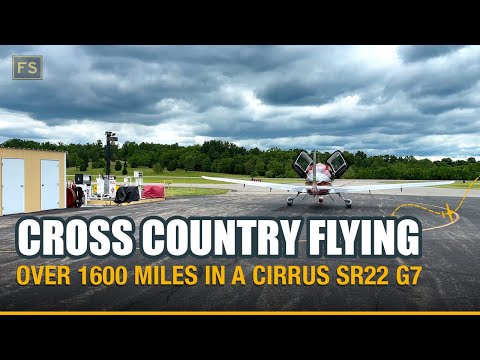 Flying Across the US in a Cirrus SR22 G7 | North to South