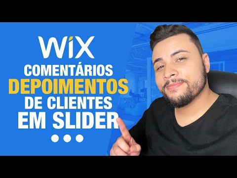 Como Colocar DEPOIMENTOS e COMENTÁRIOS na Landing Page Wix WIX DICAS