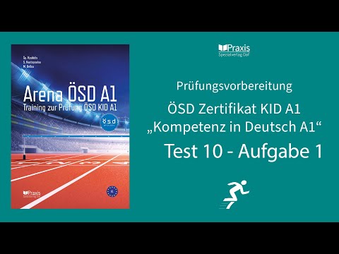 Arena ÖSD A1 | Test 10, Hören, Aufgabe 1 | Prüfungsvorbereitung ÖSD KID A1