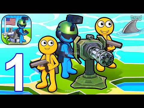 Fight For America: Country War - Gameplay Walkthrough Part 1 Stickman Fight For America Army Game