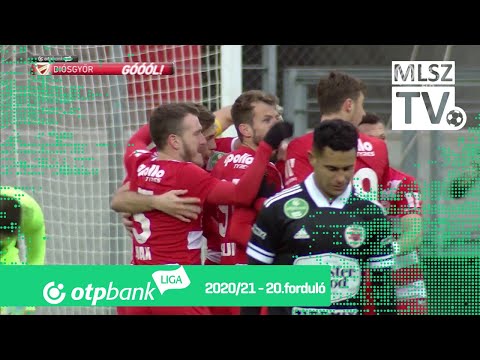 Vanecek David gólja a DVTK – Kisvárda Master Good mérkőzésen