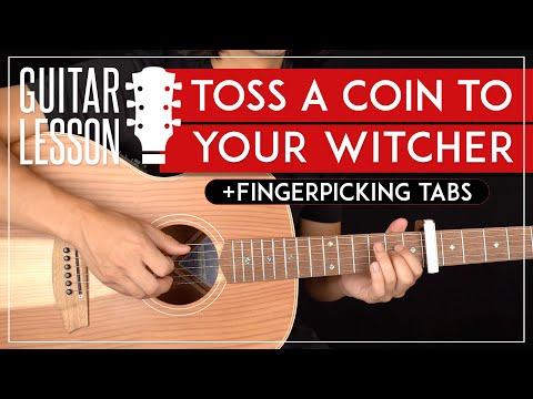 Toss A Coin To Your Witcher Guitar Tutorial 🎸💰 |Easy Chords + Fingerpicking + TABS|