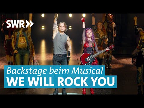 Bühnenproben und Premiere vom We will rock you Musical in Stuttgart